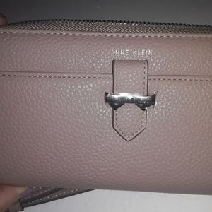 Nine West Tan wallet wristlet brand new